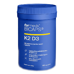 K2 D3 Witamina Formeds Bicaps - Dla wzmocnienia kości i zębów - 60 kapsułek