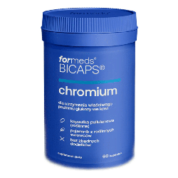 Chromium Formeds Bicaps - Dla utrzymania właściwego poziomu glukozy we krwi - 60 kapsułek