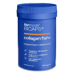Collagen fish+ Formeds Bicaps - Trzy typy kolagenu rybiego ( I, II, III ) - 60 kapsułek