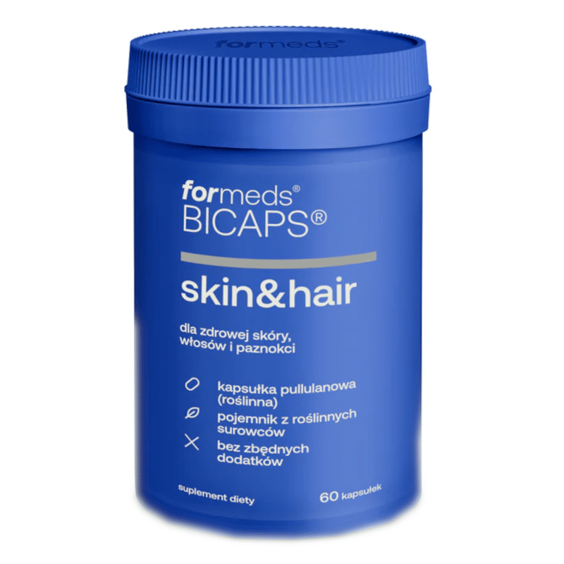 Skin &amp; hair Formeds Bicaps - Dla zdrowej skóry, włosów i paznokci - 60 kapsułek