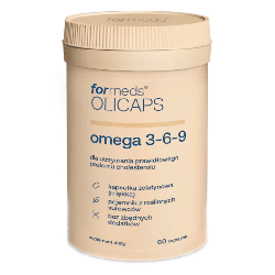 omega 3-6-9 Formeds Olicaps - Dla utrzymania prawidłowego poziomu cholesterolu - 60 kapsułek