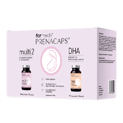 Multi 2 DHA Prenacaps - Wsparcie od II trymestru - 2x 60 kapsułek