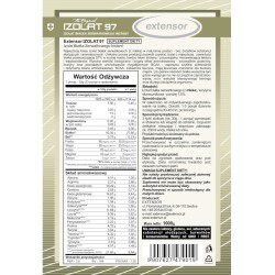 Extensor IZOLAT 97 - Izolat białka serwatkowego Instant - Wspomaga budowanie mięśni - 1000 g