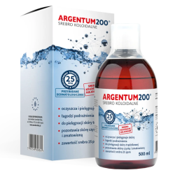 Srebro Koloidalne 25 ppm Argentum 200 Aura Herbals - 500 ml