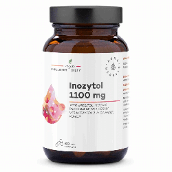 Inozytol 1100 mg, Myo-Inositol Aura Herbals - Wsparcie zdrowia psychicznego - 60 kapsułek