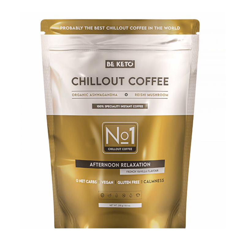 Kawa Rozpuszczalna Chillout Beketo - Reishi &amp; Ashwagandha – Francuska Wanilia 250g
