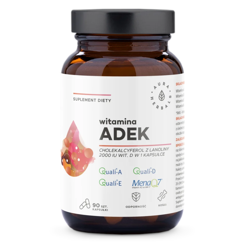 ADEK Aura Herbals - Moc Witamin A + D + E + K - Panda