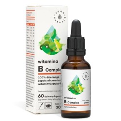 Witamina B Complex Aura Herbals - Moc Witamin z grupy B - 30 ml krople