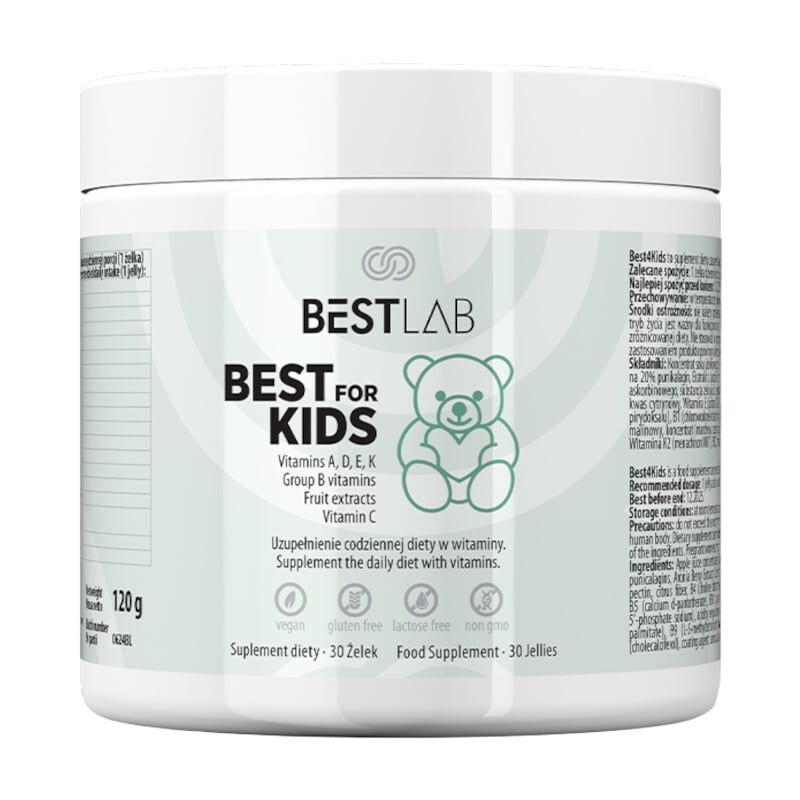 BestForKids Best Lab - Witaminy dla dzieci w formie żelek - 30 sztuk