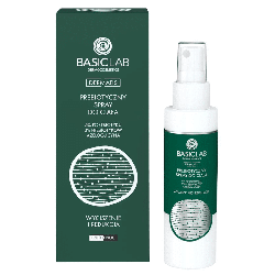 Prebiotyczny spray do ciała BASICLAB - Do codziennej pielęgnacji każdego rodzaju skóry wymagającej i wrażliwej - 100 ml spray