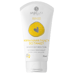 Krem nawilżający do twarzy bogata konsystencja BASICLAB - Wspiera codzienną pielęgnację twarzy - 75 ml