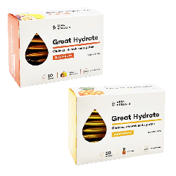 Elektrolity Great Hydrate Aura Herbals - Wsparcie w nawodnieniu i regeneracji - 10 saszetek