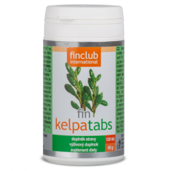Kelpatabs NEW Finclub - Źródło jodu z alg morskich - 120 tabletek