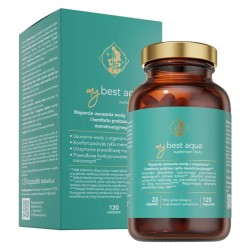 MyBestAqua Wspomaga usuwanie wody z organizmu MyBestPharm - 120 kapsułek