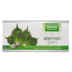 Alermin Finclub - Gumy do żucia z Perillą - 10 gum