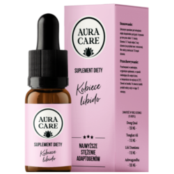 Kobiece libido AURA CARE - Naturalne wsparcie kobiecego libido - 15ml, około 300 kropli