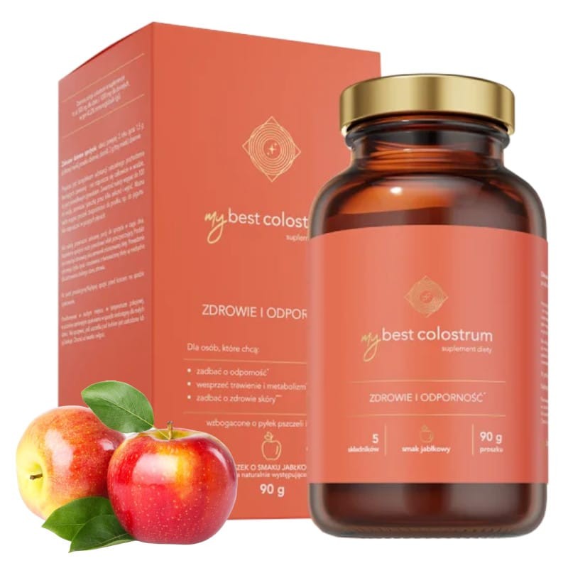 MyBestColostrum MyBestPharm - Wsparcie odporności dla dzieci i dorosłych - 90g proszek