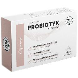 Odporność AURA CARE - Probiotyk + prebiotyk, żywe probiotyki - 30 kapsułek