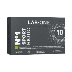 N°1 SportBiotic LAB ONE - 10 miliardów kultur bakterii dla sportowców - 30 kapsułek