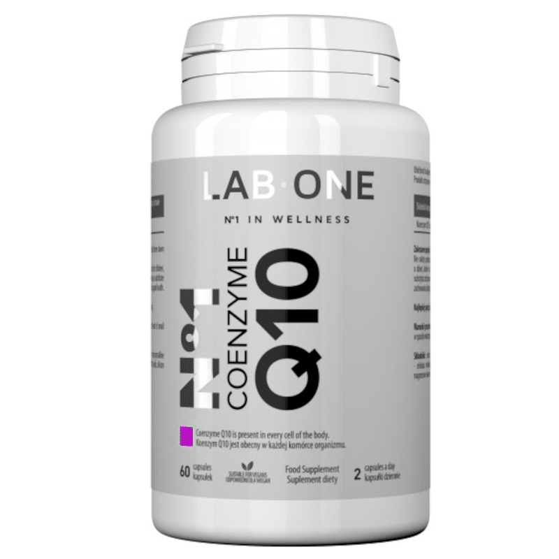 N°1 Coenzyme Q10 LAB ONE - Wsparcie energetyczne i ochrona przed stresem - 60 kapsułek