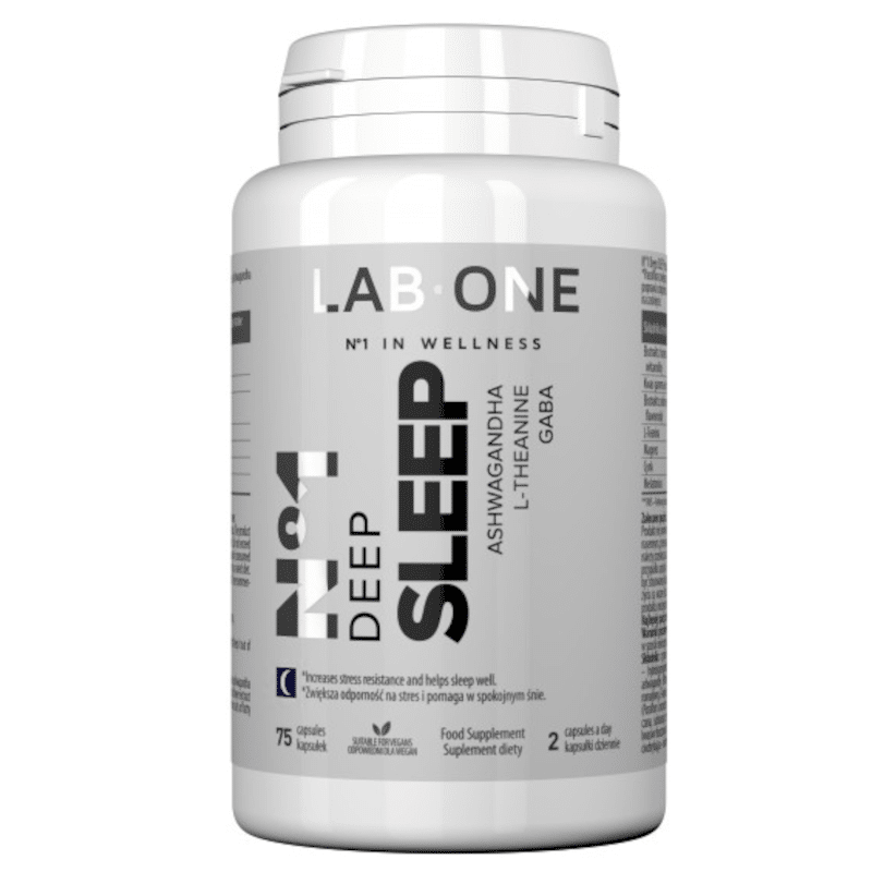 N°1 Deep SLEEP LAB ONE - wsparcie spokojnego snu - 75 kapsułek