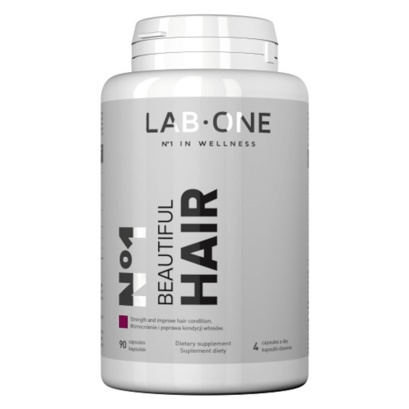 N°1 Beautiful HAIR LAB ONE - Wsparcie kondycji włosów - 90 kapsułek