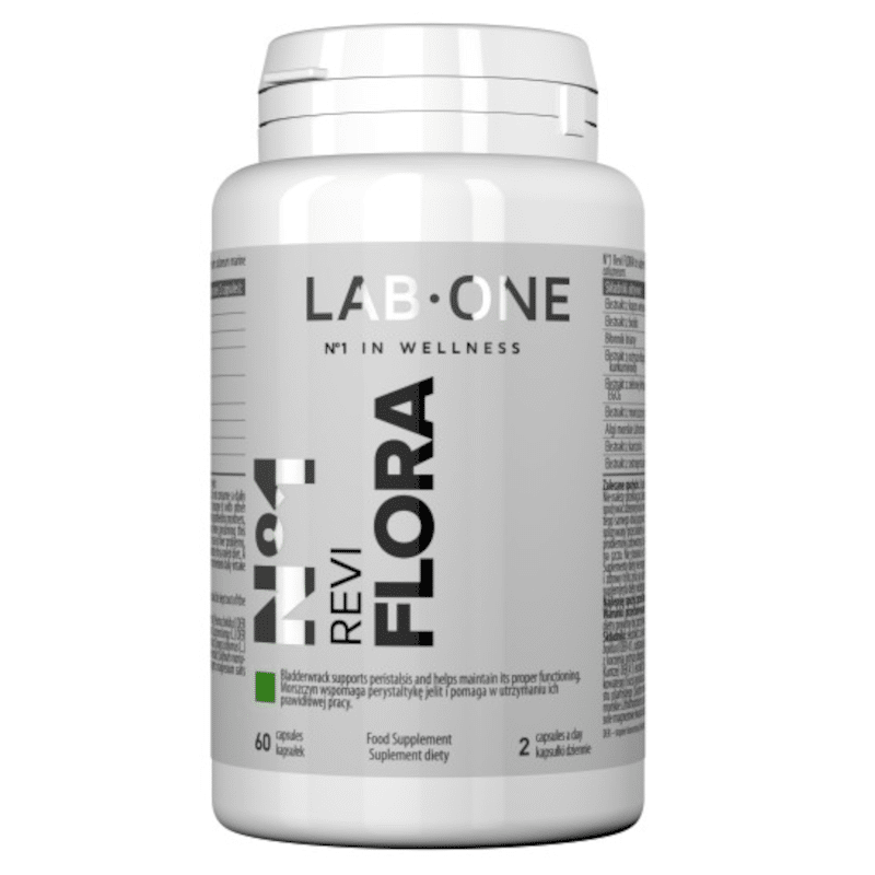 N°1 Revi FLORA LAB ONE - Kompleksowy detox organizmu - 60 kapsułek