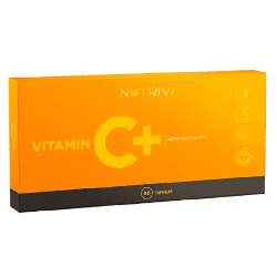 Vitamin C+ NUTRIVI WellU - Witamina C z dodatkiem krzemu, diosminy i hesperydyny - 90 kapsułek