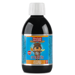 Multis Finclub - Syrop pełen witamin dla dzieci - 250 ml o smaku melon i mango