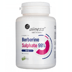 Berberine Sulphate Aliness - 99% berberyny 400mg - 60 kapsułek vege