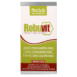 Robuvit Finclub - Ekstrakt z dębu szpułkowego i witamina B12 - 60 tabletek