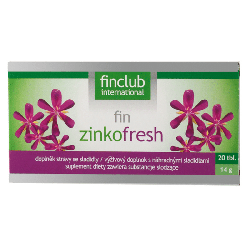 Zinkofresh Finclub - Tabletka do ssania z mentolem i ksylitolem - 20 tabletek