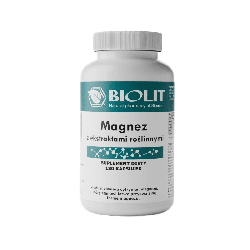 Magnez Biolit - Cytrynian magnezu - 180 kapsułek