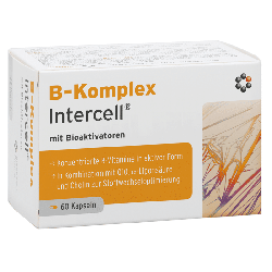 B-Komplex Intercell Mitopharma - Kompleks witamin z grupy B - 60 kapsułek