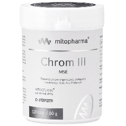Chrom III MSE Mitopharma -  Naturalne wsparcie dla metabolizmu glukozy i energii - 120 tabletek