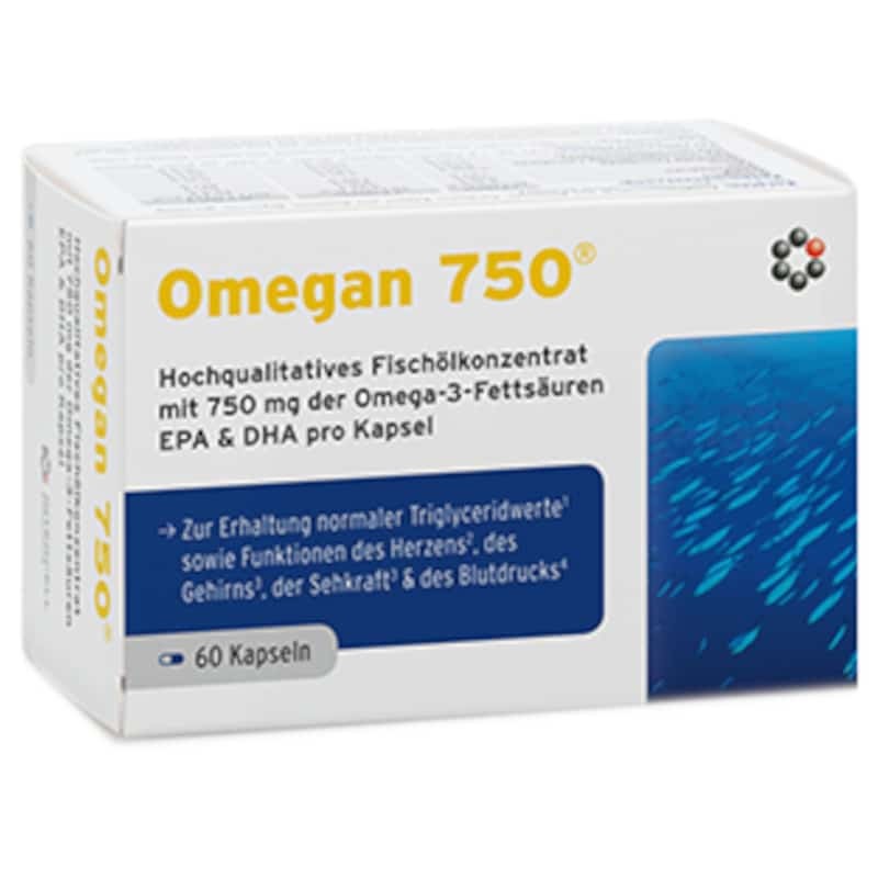 Omegan 750 Mitopharma - Kwasy tłuszczowe omega-3 - 60 i 120 kapsułek