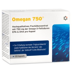 Omegan 750 Mitopharma - Kwasy tłuszczowe omega-3 - 60 i 120 kapsułek
