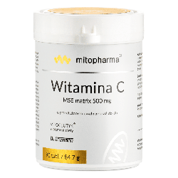 Witamina C MSE matrix Mitopharma - Wsparcie odporności - 90 i 180 tabletek
