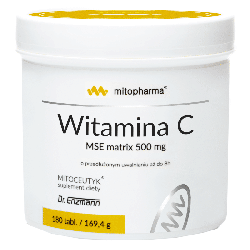 Witamina C MSE matrix Mitopharma - Wsparcie odporności - 90 i 180 tabletek