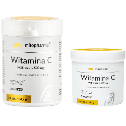 Witamina C MSE matrix Mitopharma - Wsparcie odporności - 90 i 180 tabletek