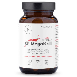 O! MegaKrill Aura Herbals -  Bogactwo oleju z kryla 1180 mg - 60 kapsułek