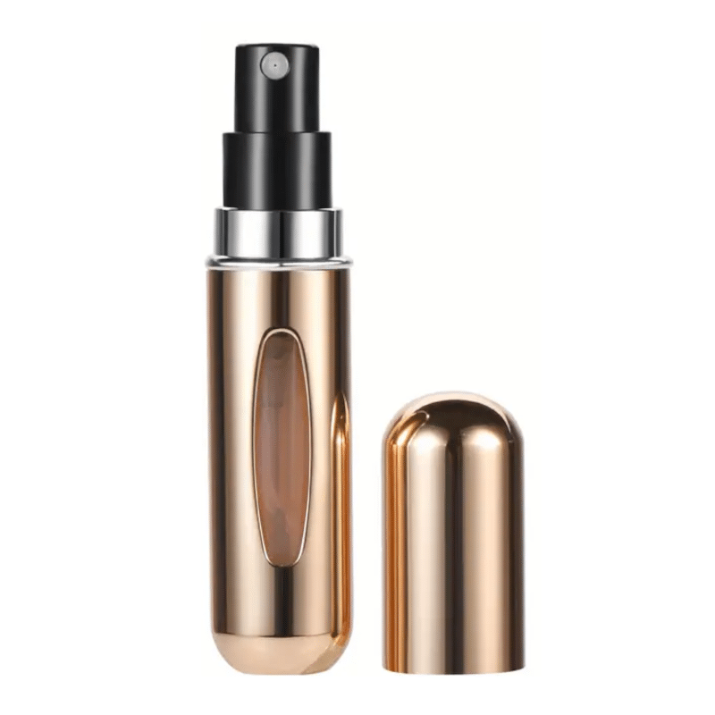 Atomizer podróżny na perfumy - 5ml czarny lub złoty - 1 sztuka