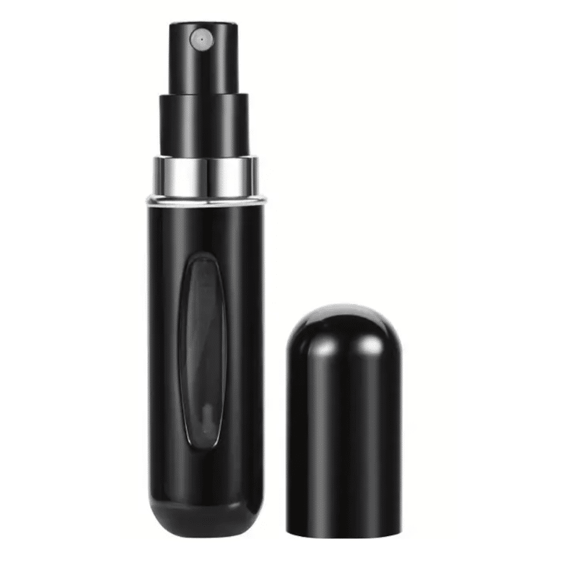 Atomizer podróżny na perfumy - 5ml czarny lub złoty - 1 sztuka