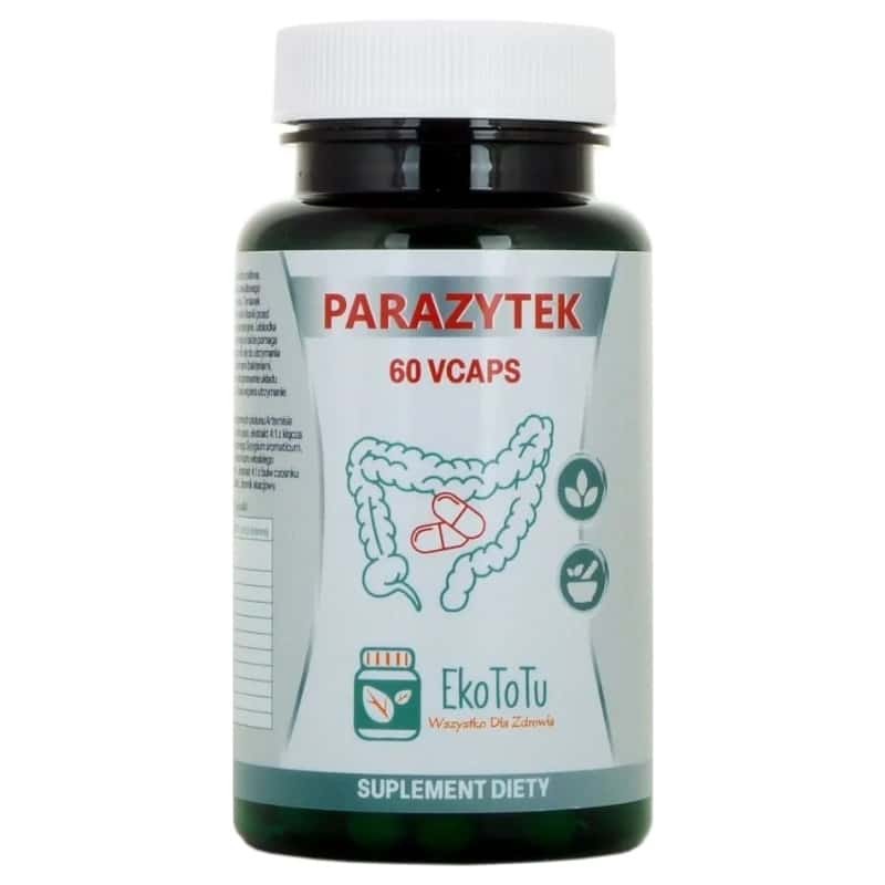 Parazytek EkoToTu Ekstrakty roślinne kapsułkach -  60 kapsułek