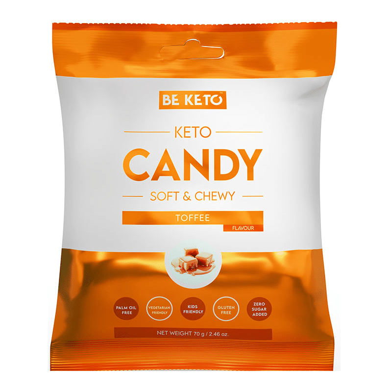 Keto cukierki BeKeto - Tofi, mieszanka owocowa - 70 g