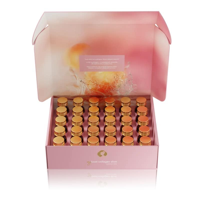 MyBestCollagen Shot MyBestPharm smak tropical glow - 13500 mg kolagenu - 30 buteleczek