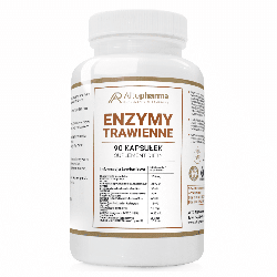 Enzymy trawienne Alto Pharma - Błonnik na trawienie wsparcie dla zdrowych jelit - 90 kapsułek