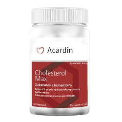 Acardin Cholesterol Max NGS - Wspomaga układ krążenia