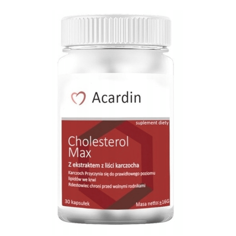 Acardin Cholesterol Max NGS - Wspomaga układ krążenia