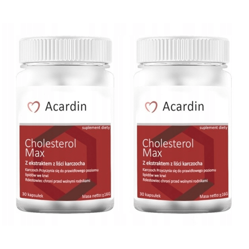 Acardin Cholesterol Max NGS - Wspomaga układ krążenia